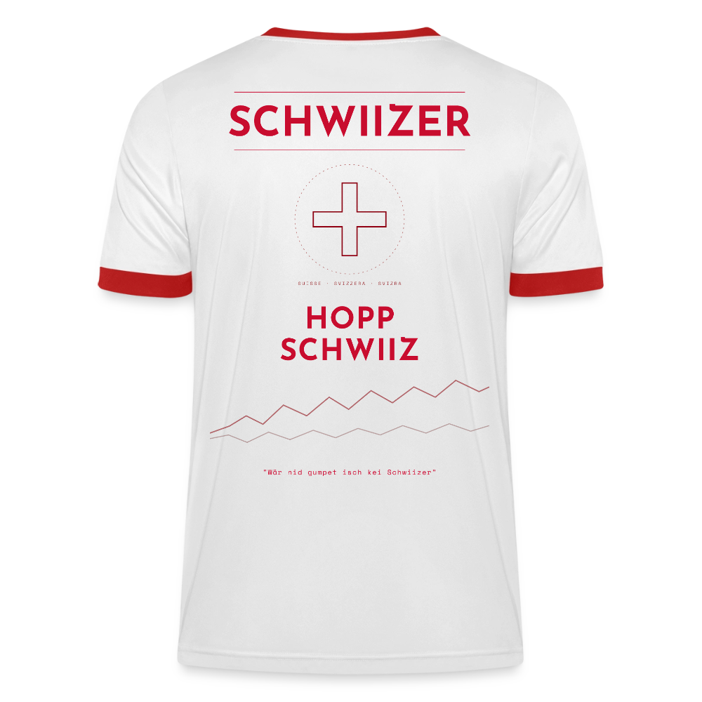 ERIMA Unisex Retro Star Trikot - Weiß/Rot